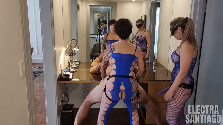 Electra Santiago - Pegged And Punished A Femdom Fantasy